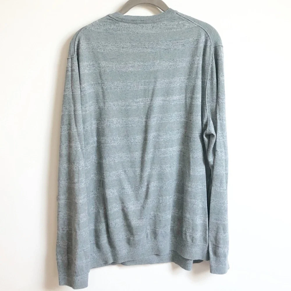 Banana Republic cotton gray lightweight sweater